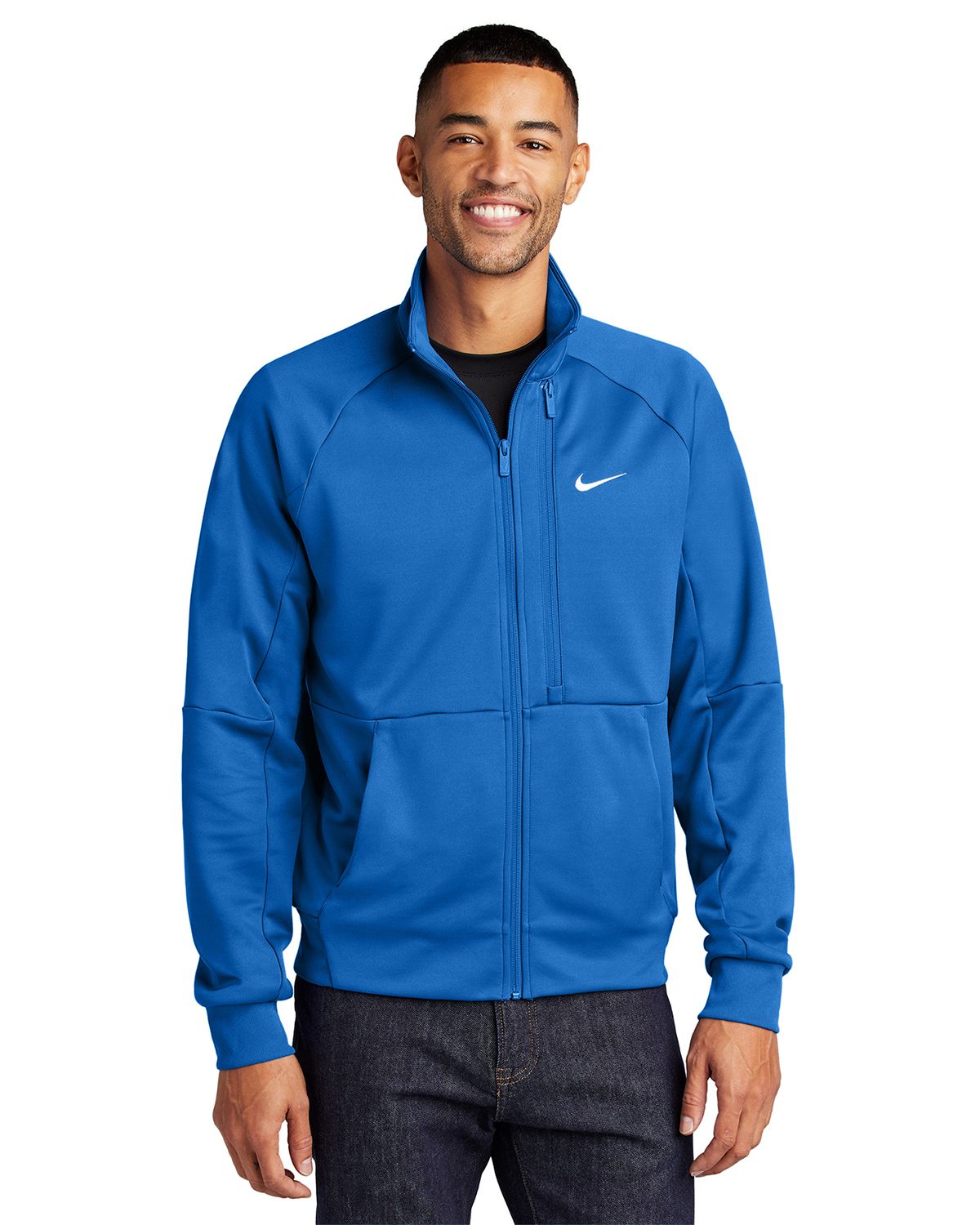 Nike Golf NKFD9891 Men's Full-Zip Chest Swoosh Jacket