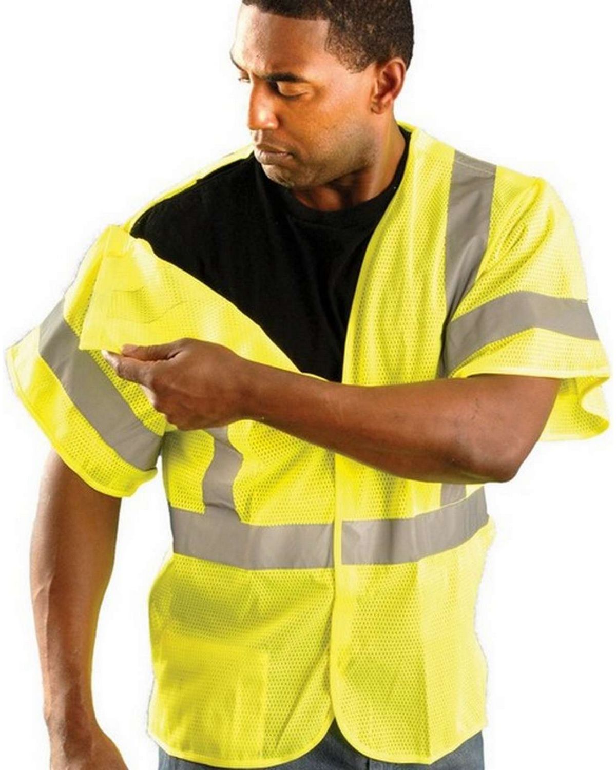 occunomix luxhsg men's mesh breakaway vest class 3