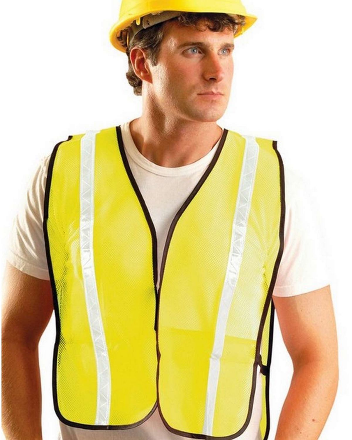 occunomix luxxgt men's value mesh gloss vest