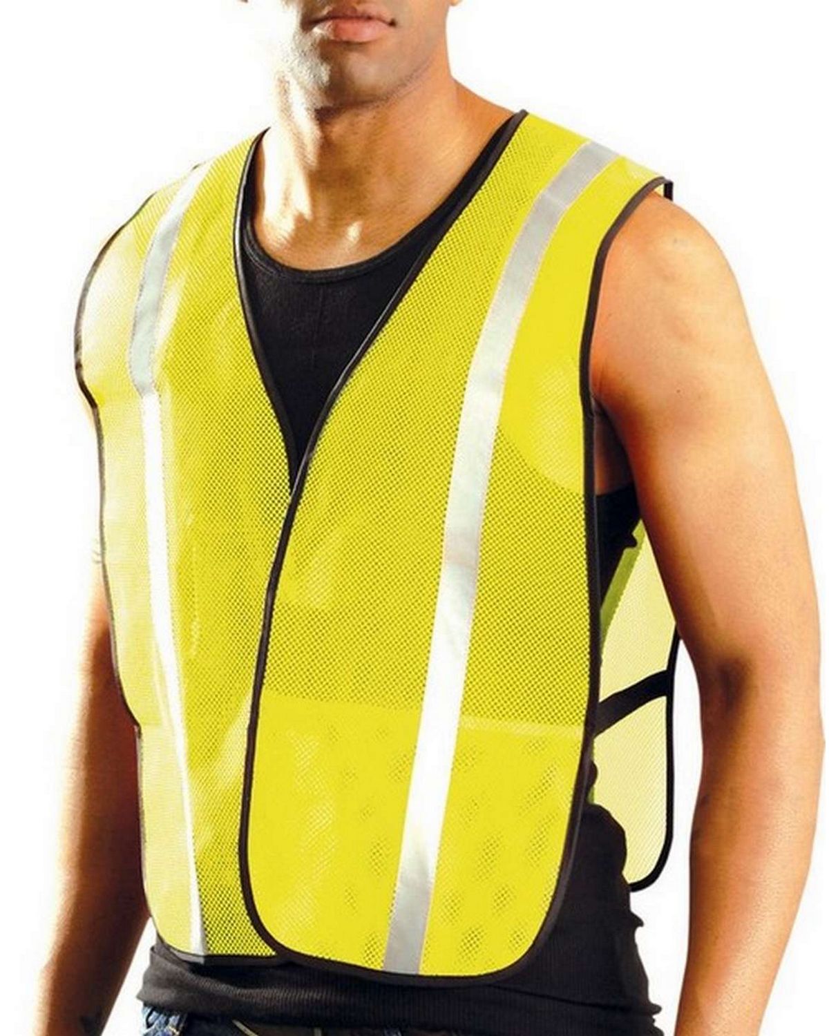 occunomix luxxsb men's value mesh silver bead vest