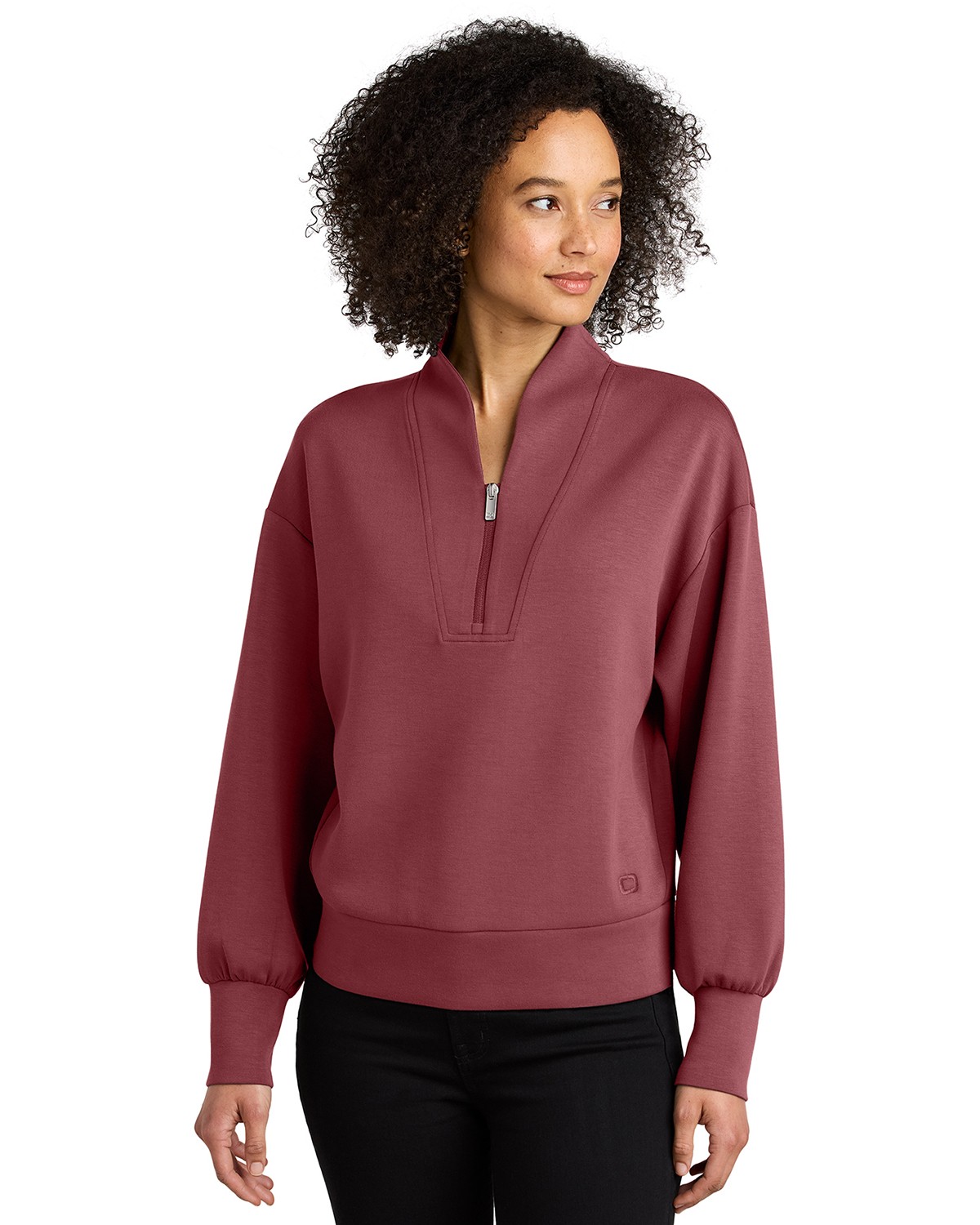 Ogio LOG861 Transcend 1/4-Zip Sweatshirt - For Women