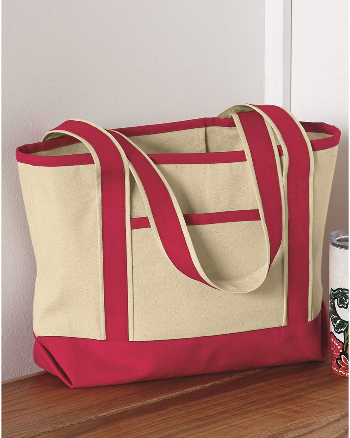 q-tees q125800 20l small deluxe tote