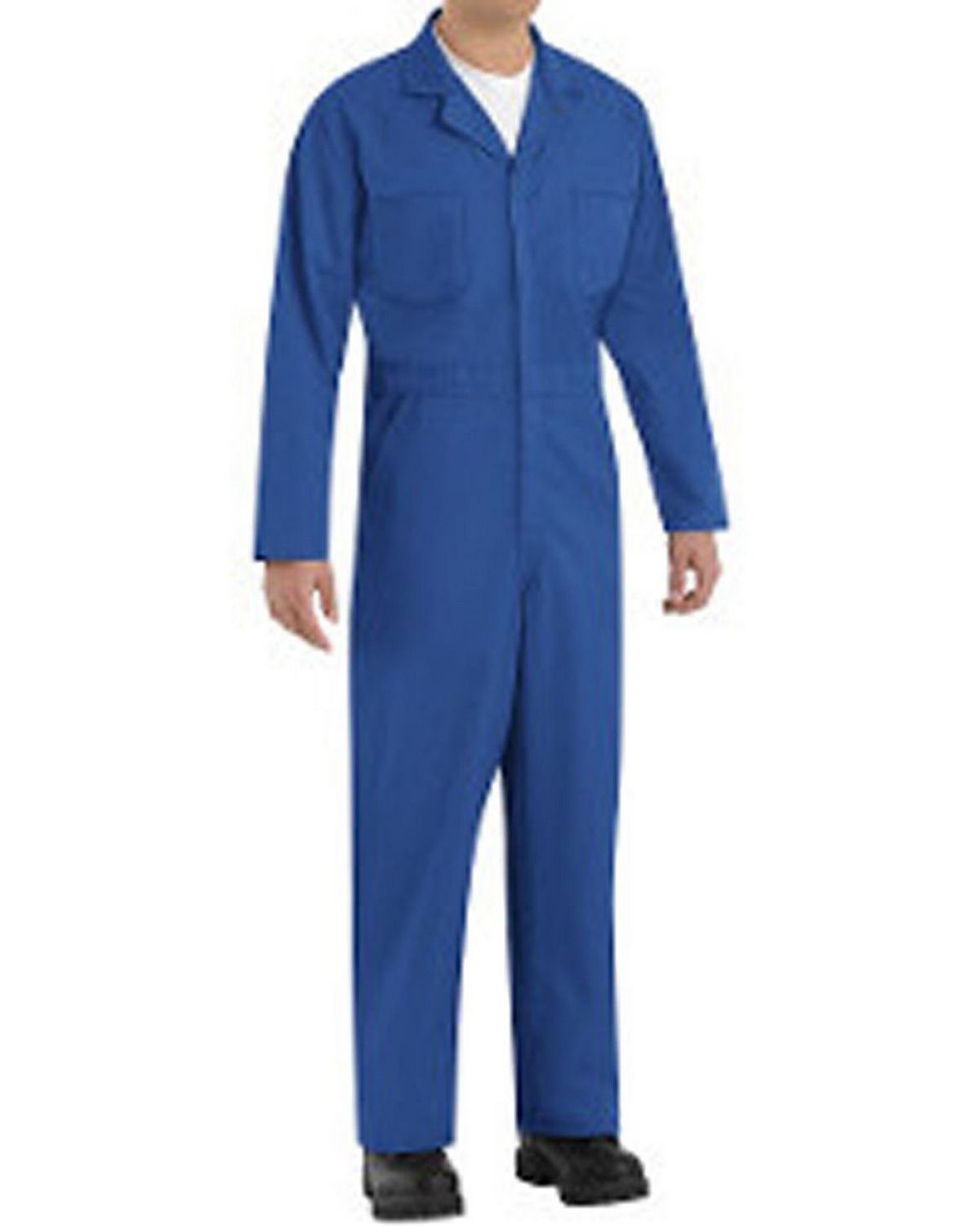 red kap ct10l twill action back coverall long sizes