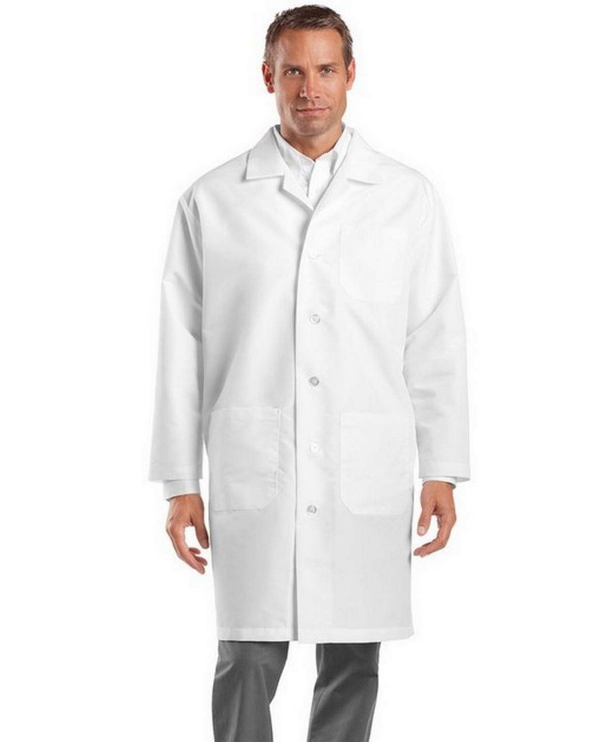 red kap kp14 lab coat