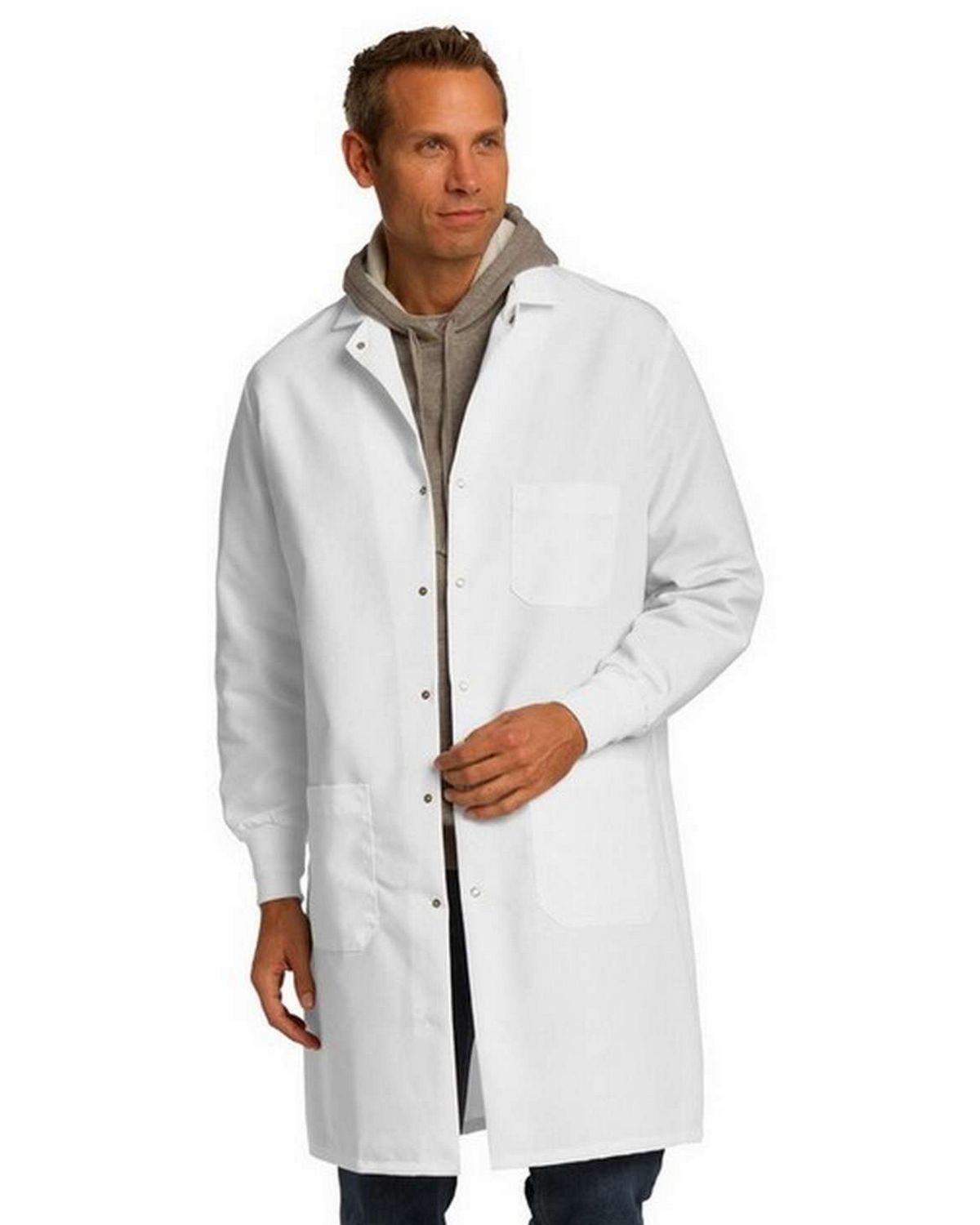 red kap kp70 specialized cuffed lab coat