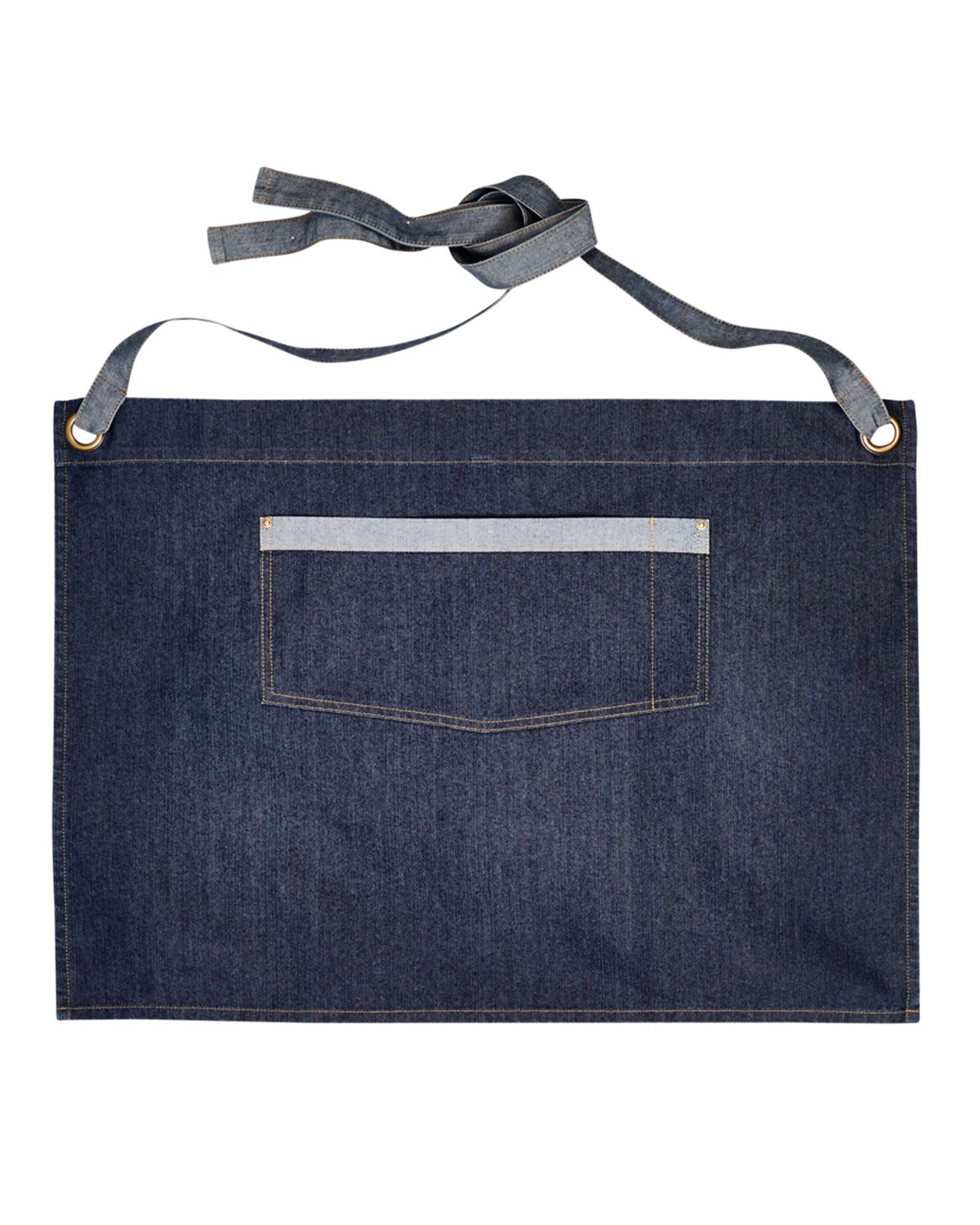 artisan collection rp128 unisex domain contrast denim waist apron