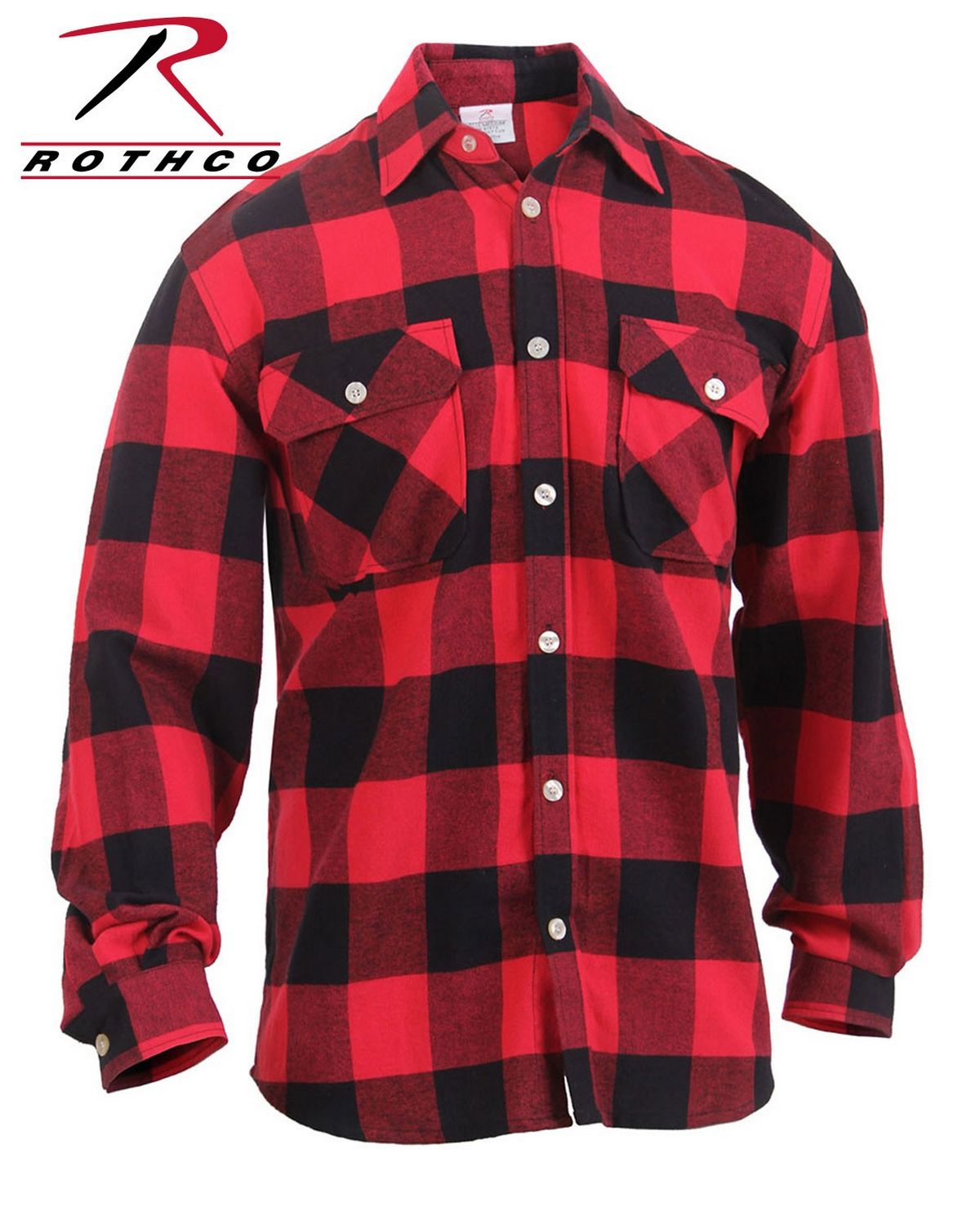 rothco 1190 men's lightweight flannel shirt