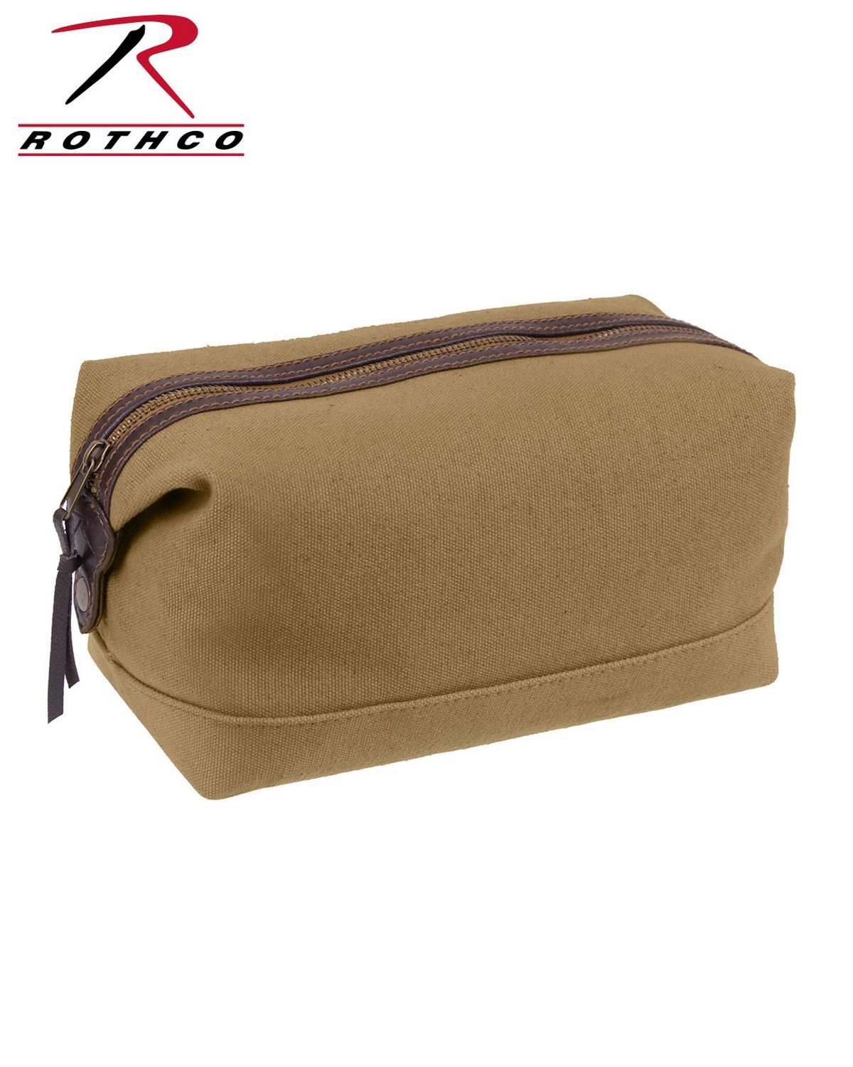 rothco 91260 canvas & leather travel kit