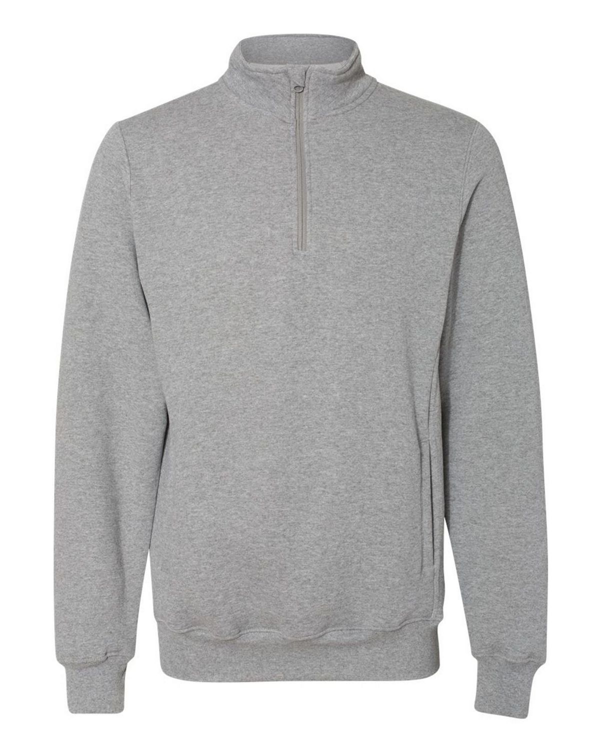russell athletic 1z4hbm men's dri power quarter-zip cadet collar sweatshirt