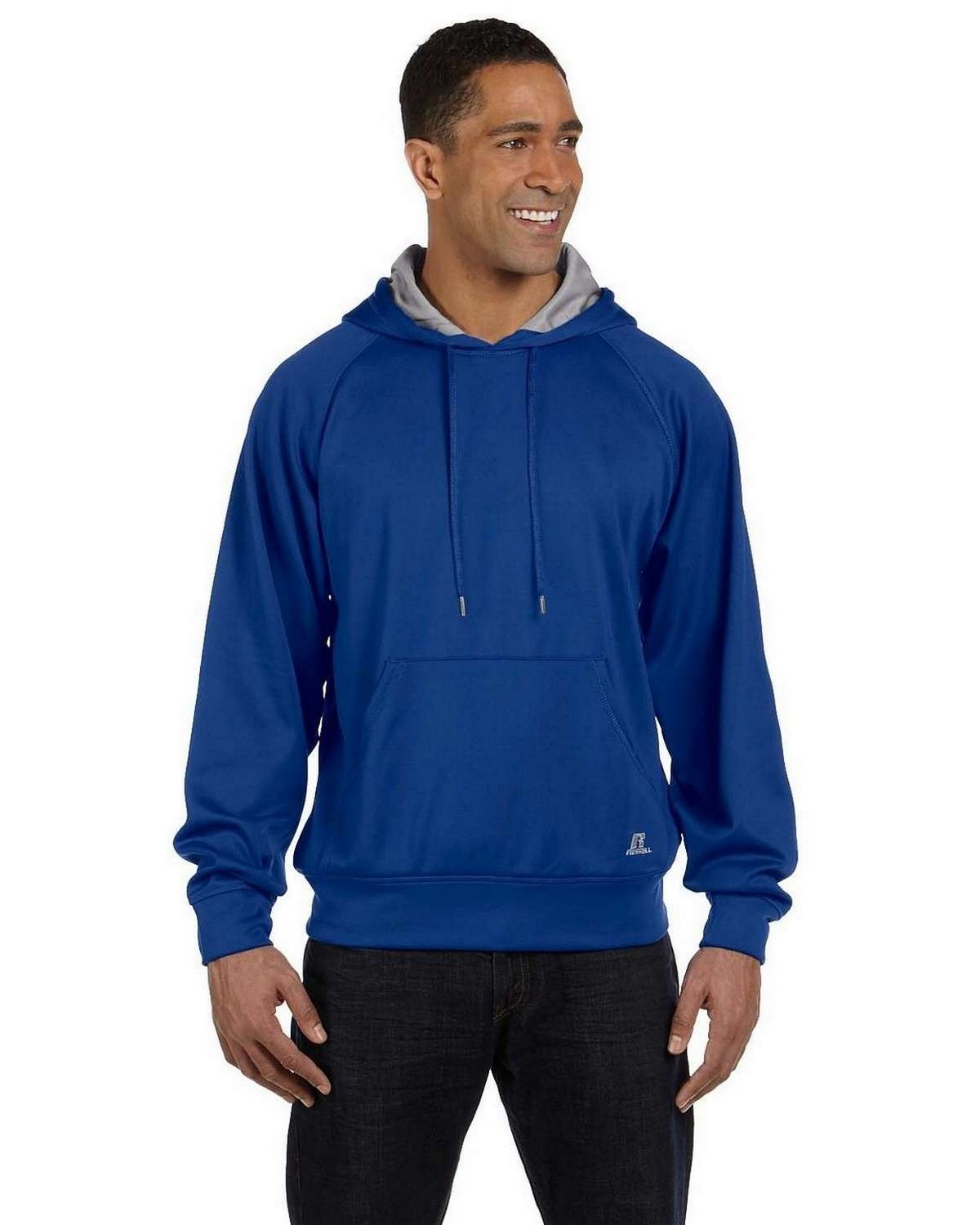 russell athletic 854efm tech fleece pullover hood