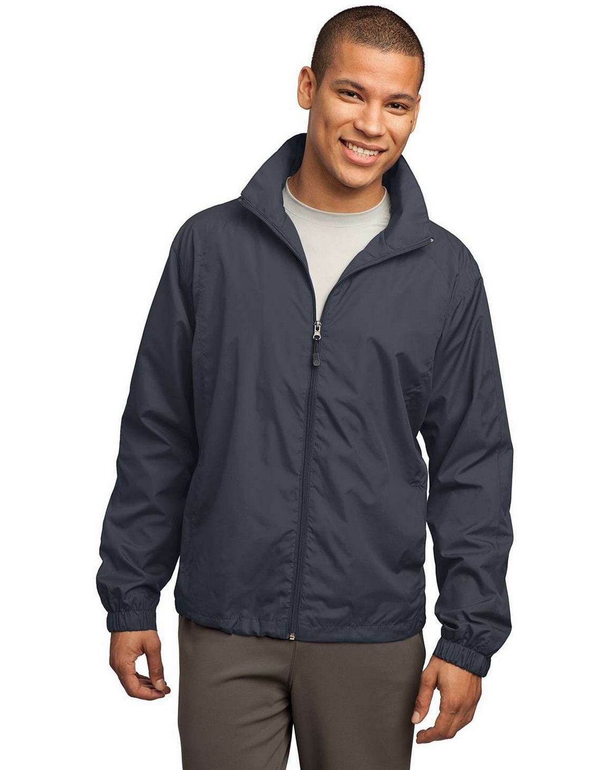 Sport-Tek JST70 Men's Full-Zip Wind Jacket
