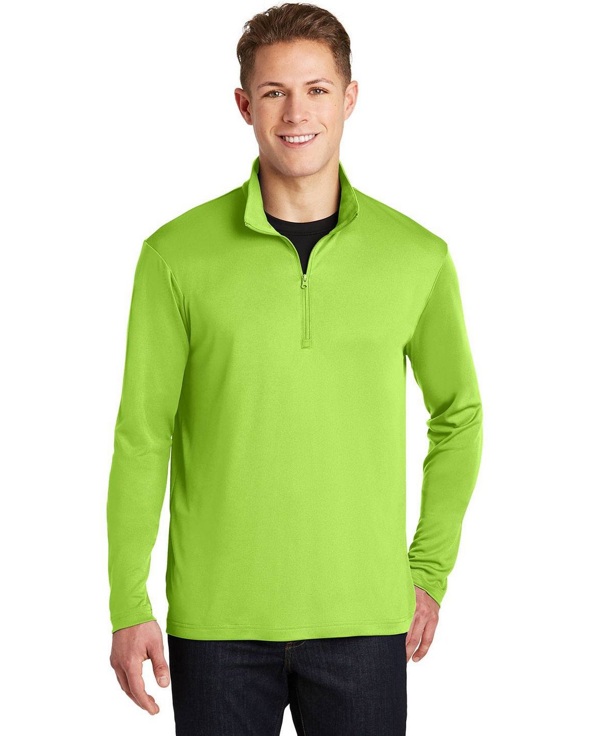 sport-tek st357 men's posi charge competitor 1/4 zip pullover