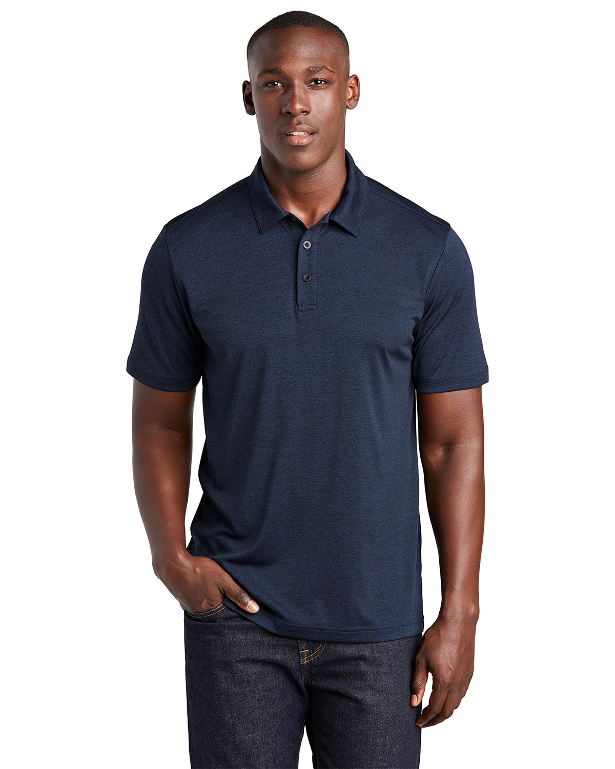 sport-tek st467 men's endeavor polo