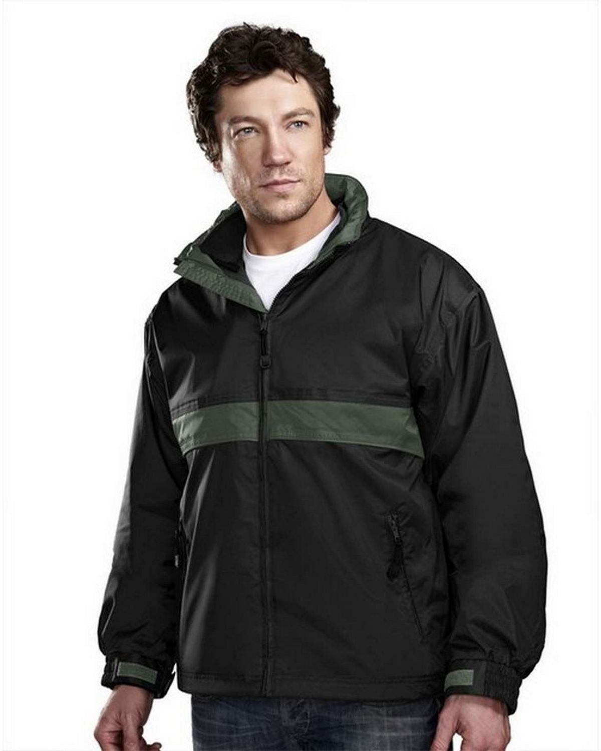 Tri-Mountain 7950 Men's Waterproof Nylon 3-In-1 Jacket