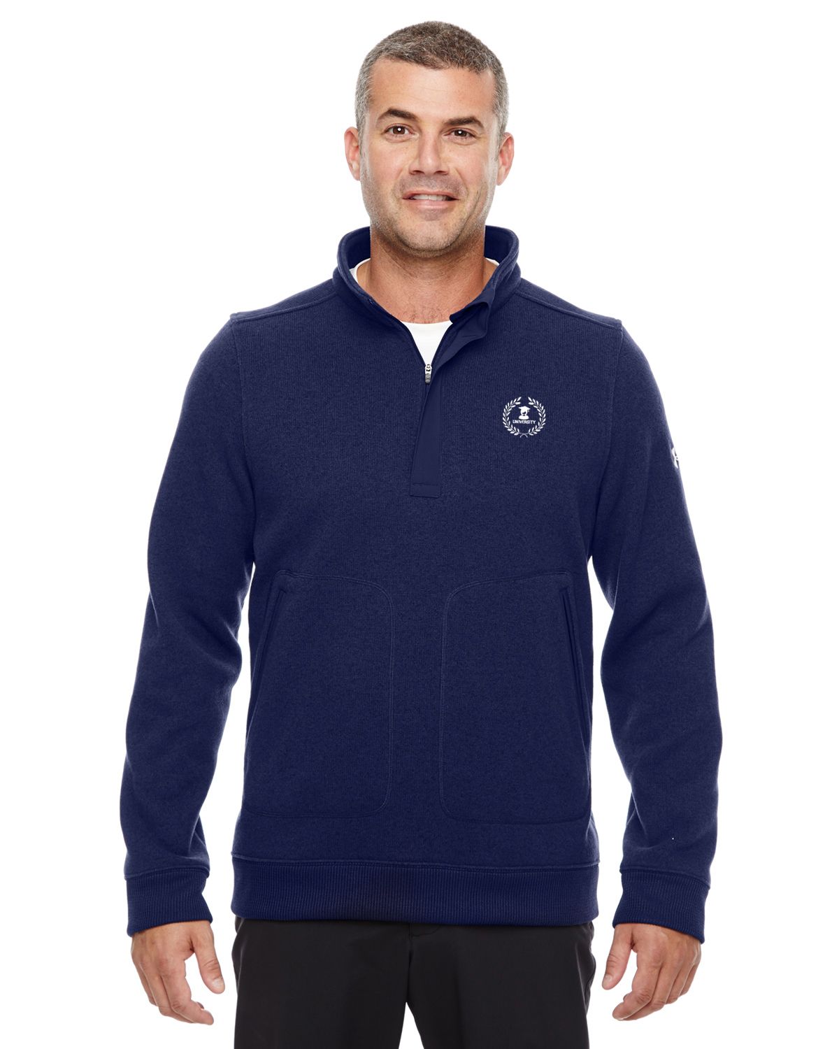 under armour 1259101 elevate 1/4 zip sweater - for men