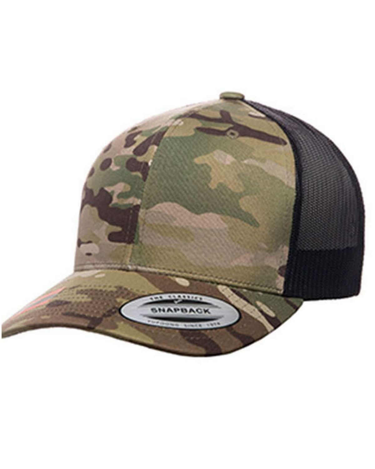 yupoong 6606mc retro trucker mulitcam cap