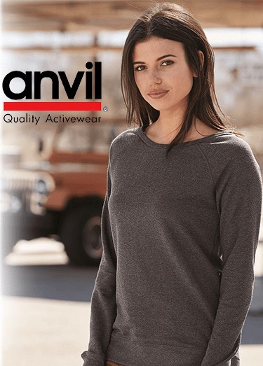 Anvil 71000 | Anvil 71000 Men's Crew Neck Fleece