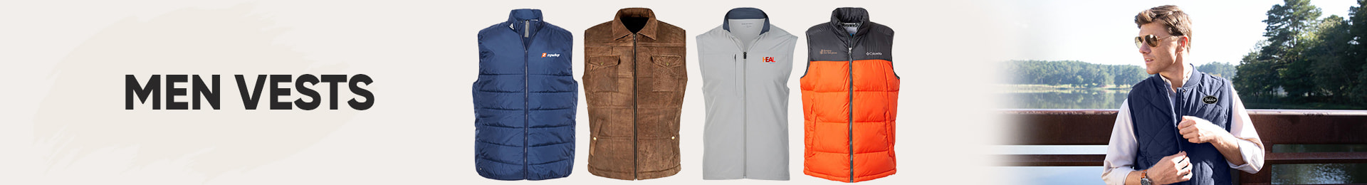 shop custom men vests