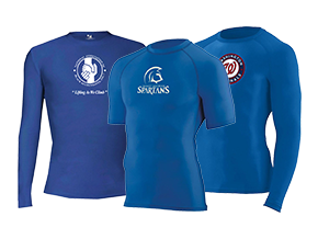shop blue compression shirts