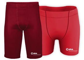 shop red compression shorts
