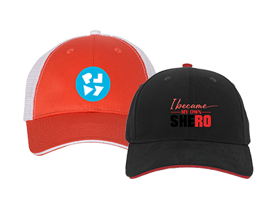 Shop Custom Sandwich Bill Cap For Girls