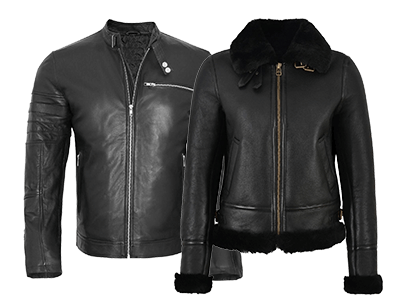Shop Custom Black Leather Jackets For Girls
