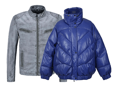 Shop Custom Blue Leather Jackets For Girls