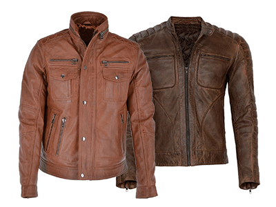Shop Custom Brown Leather Jackets For Girls