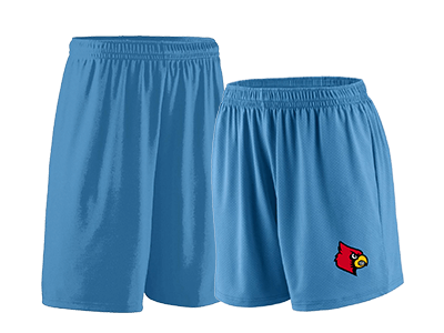 shop custom blue shorts