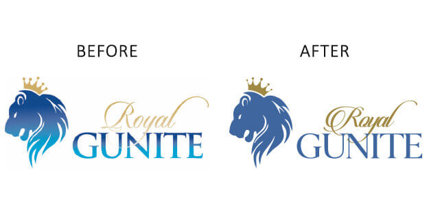 altering corporate logos to make them embroidery friendly