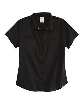 DICKIES WOMEN'S Flex Short Sleeve Work Shirt FS574F