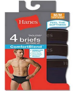 7694R5 - Hanes Classics Men's TAGLESS® Ringer Boxer Briefs with