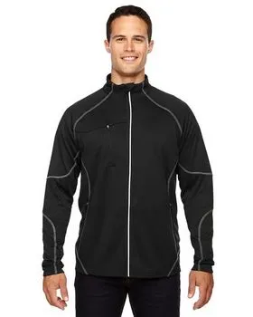 North End Mens Performance Fleece Jacket. 88174 - XX-Large - Carbon Heather  at  Men's Clothing store