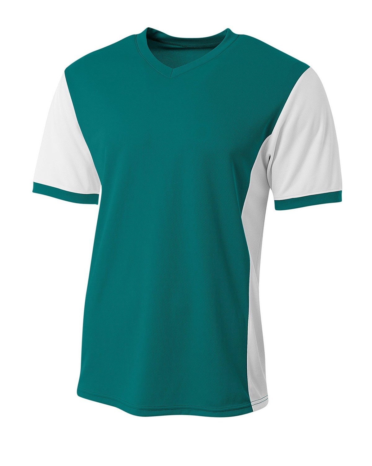 ★ Phyps Department★ Soccer Jersey V-Neck Short Sleeve Nav Athletic Knit (AK) S1333A-476 Adult Sky Blue/Royal Blue