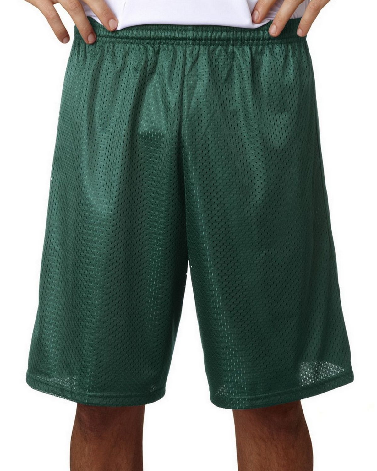 A4 N5296 Men's Tricot-Lined 9 Mesh Shorts