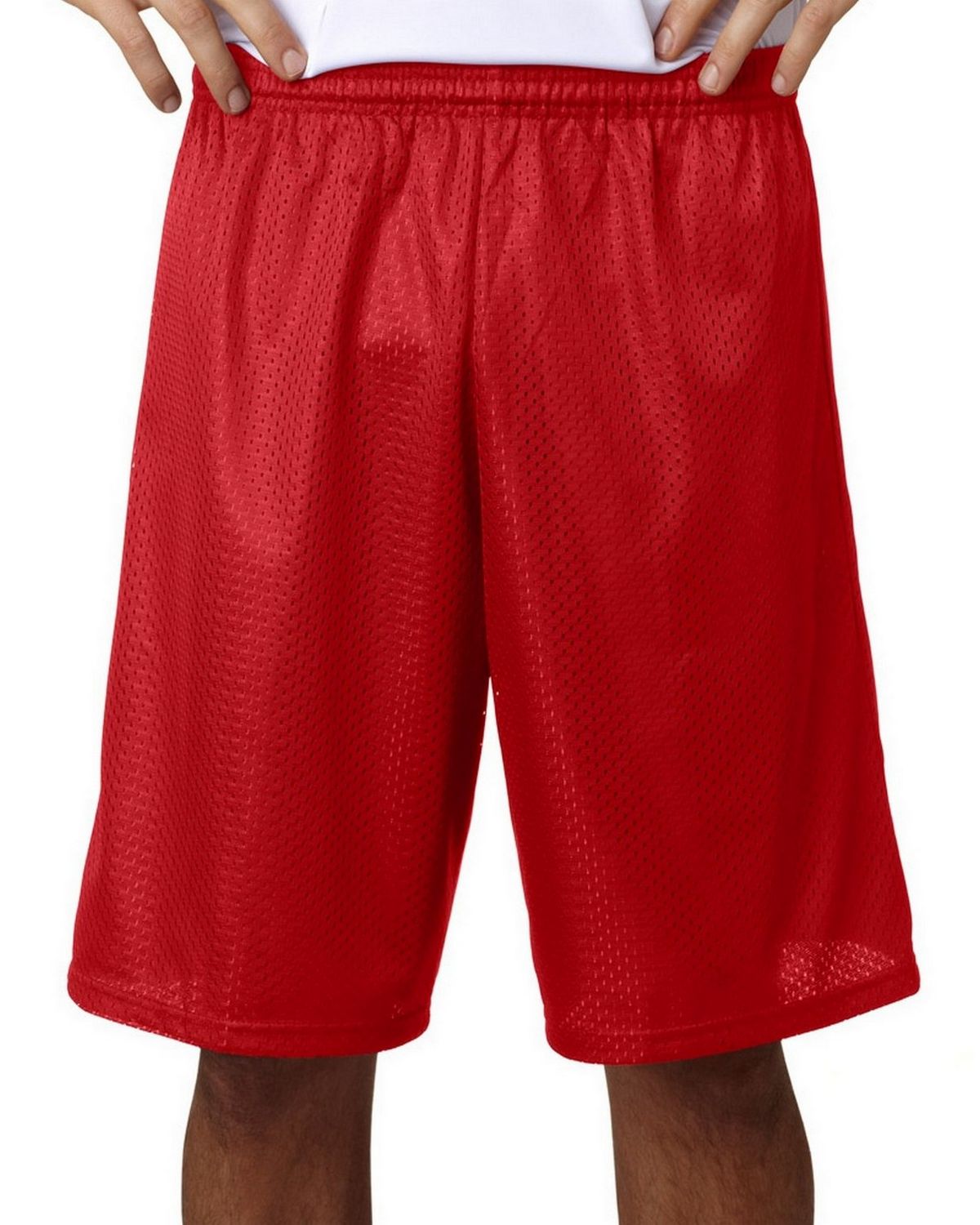A4 N5296 Men's Tricot-Lined 9 Mesh Shorts