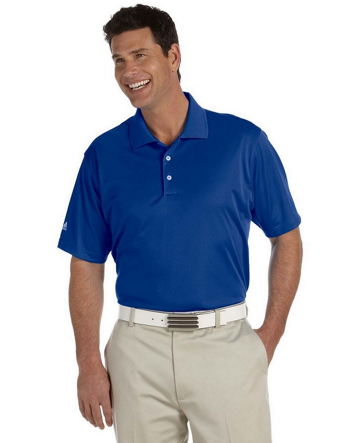 Adidas Golf A130 Adidas Golf A130 Men s ClimaLite Pique Short Sleeve Polo