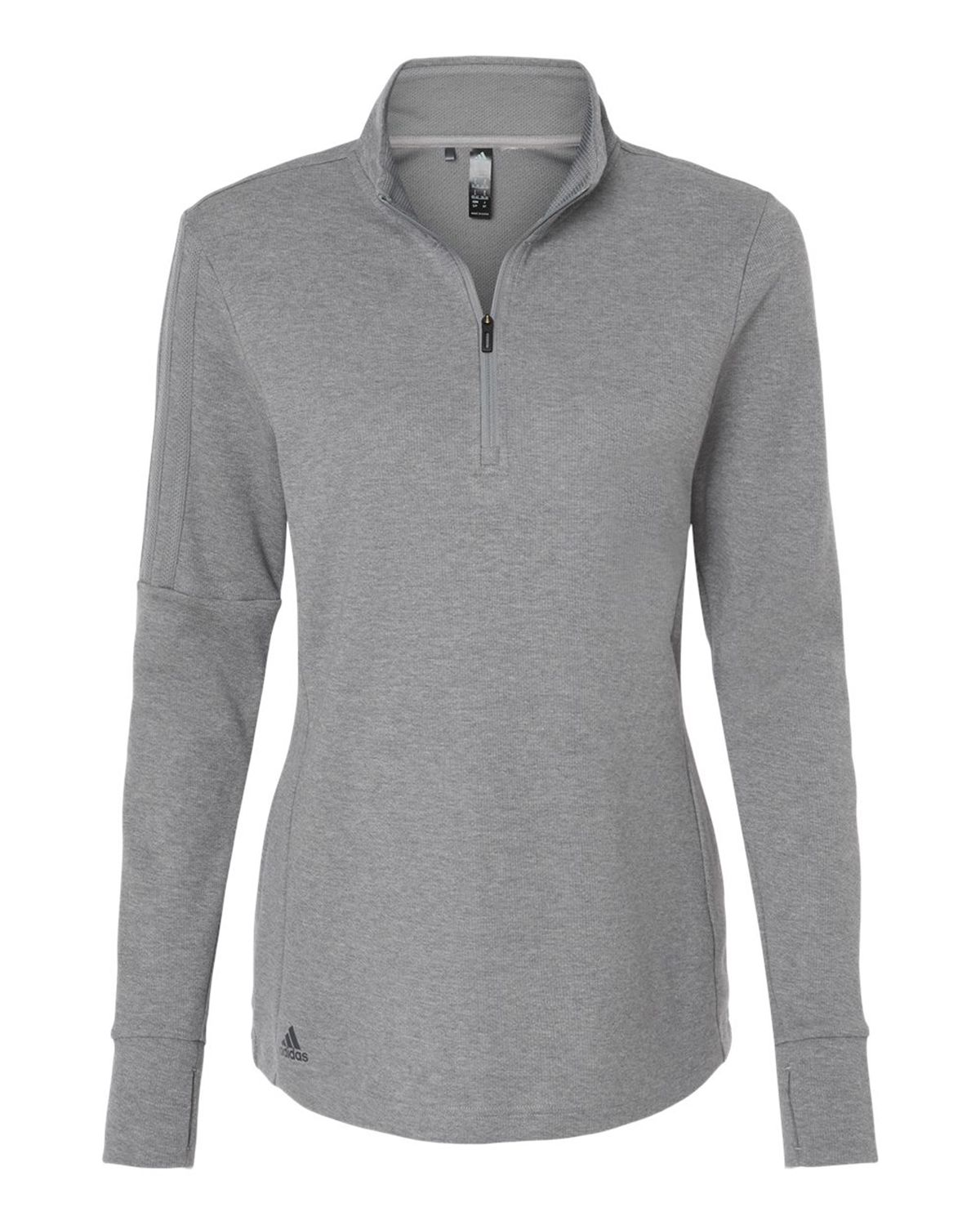 Custom Adidas Golf A555 Women's Quarter-Zip Sweater Pullover