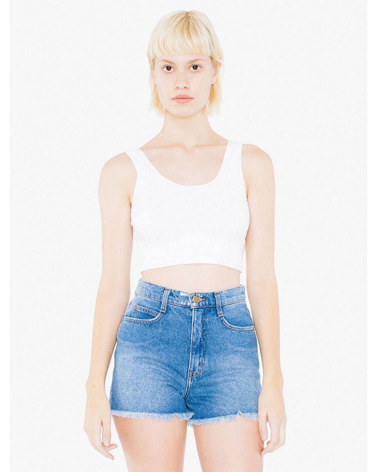 american apparel crop tank