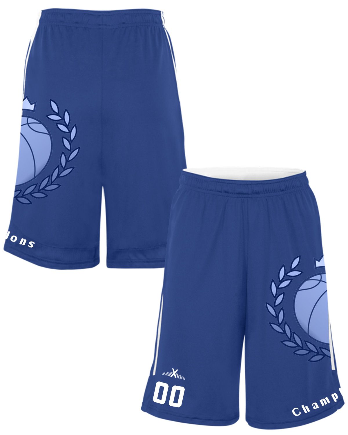 Athleisurex Full Custom Basketball Reversible Shorts - For Women