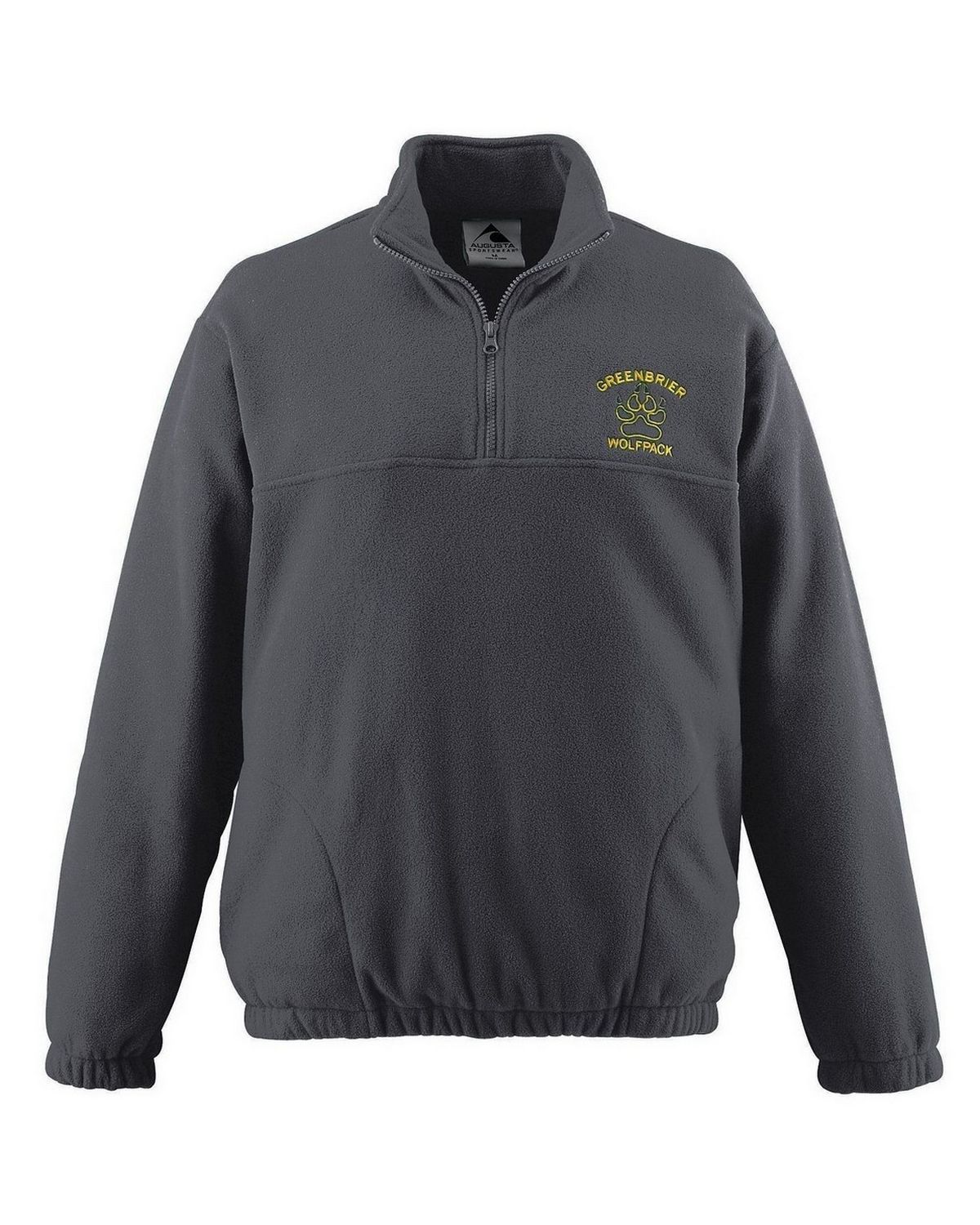 Half Zip Augusta Sportswear Windbreaker 5508 YOUTH WICKING FLEECE