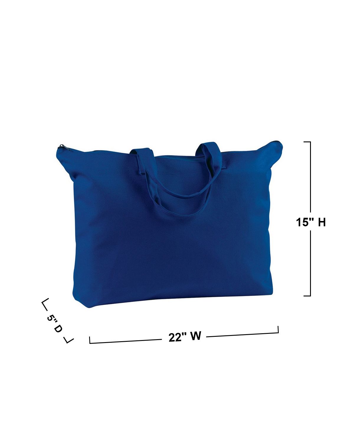 BAGedge BE009 Canvas Zippered Book Tote