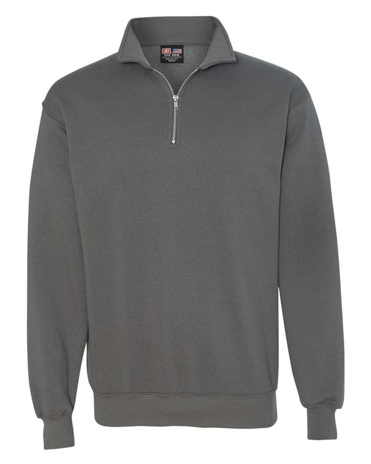 sui　1010 FOX HEAD PATCH COMFORT HALF ZIP SWEATSHIRT | Maison Kitsuné