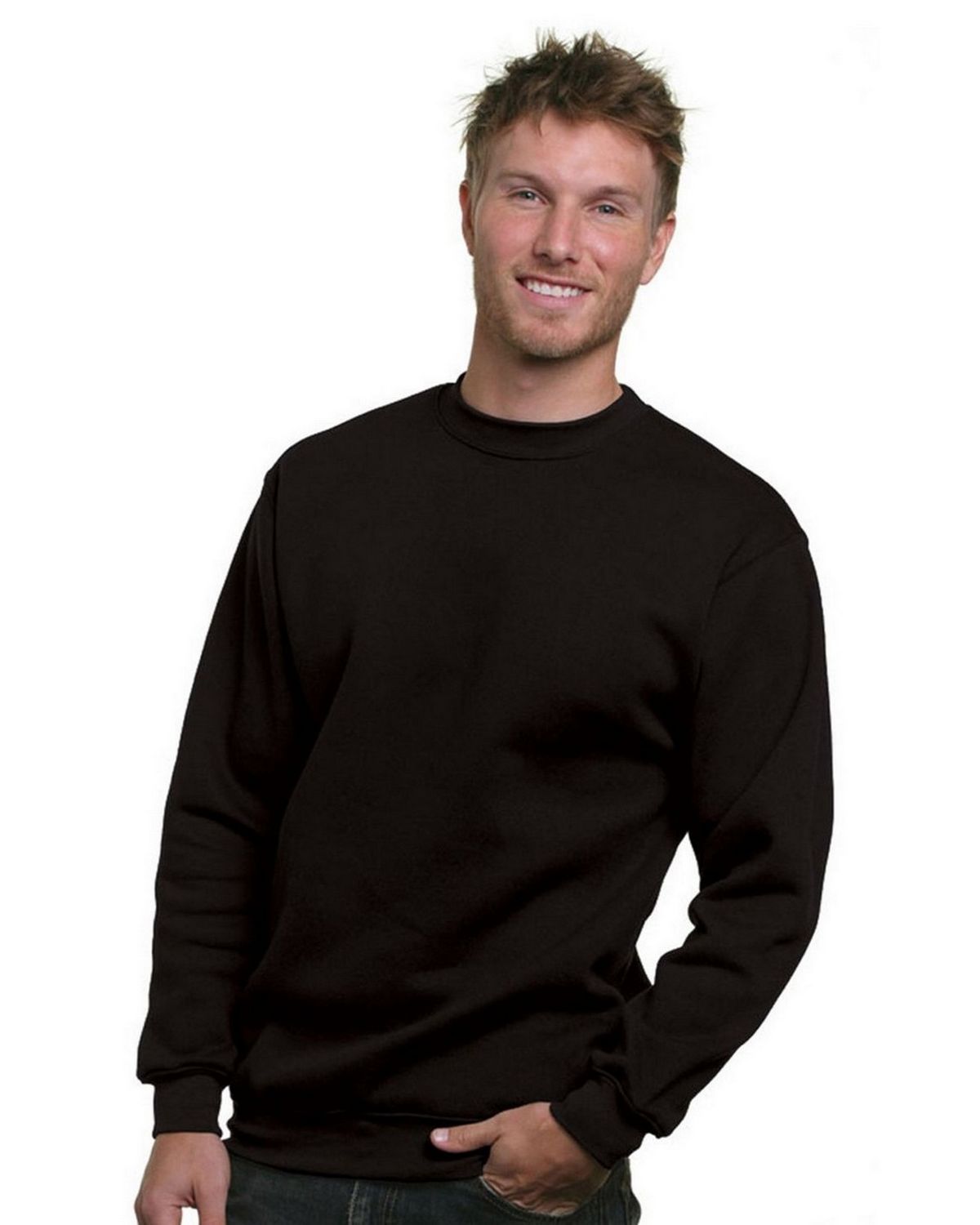 Bayside BA1102 Bayside BA1102 Men's Crewneck Sweatshirt