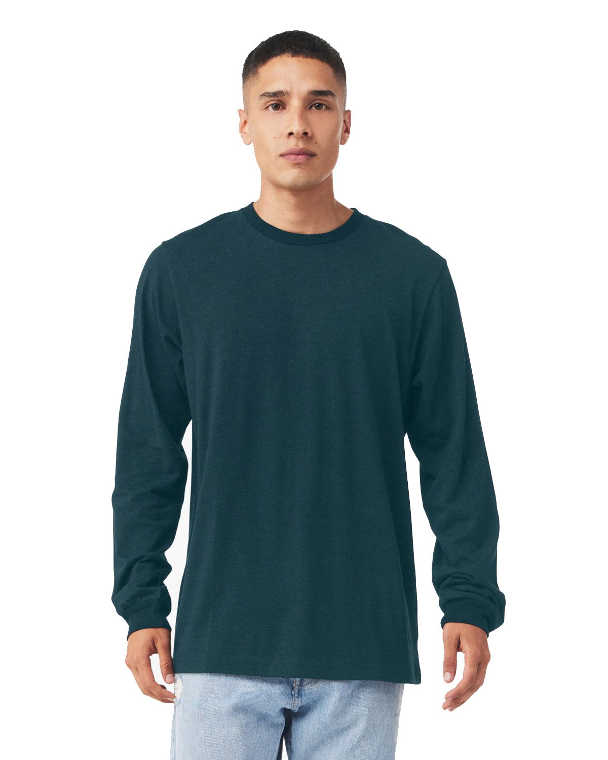 Bella + Canvas 3501 Men's Jersey Long-Sleeve T-Shirt