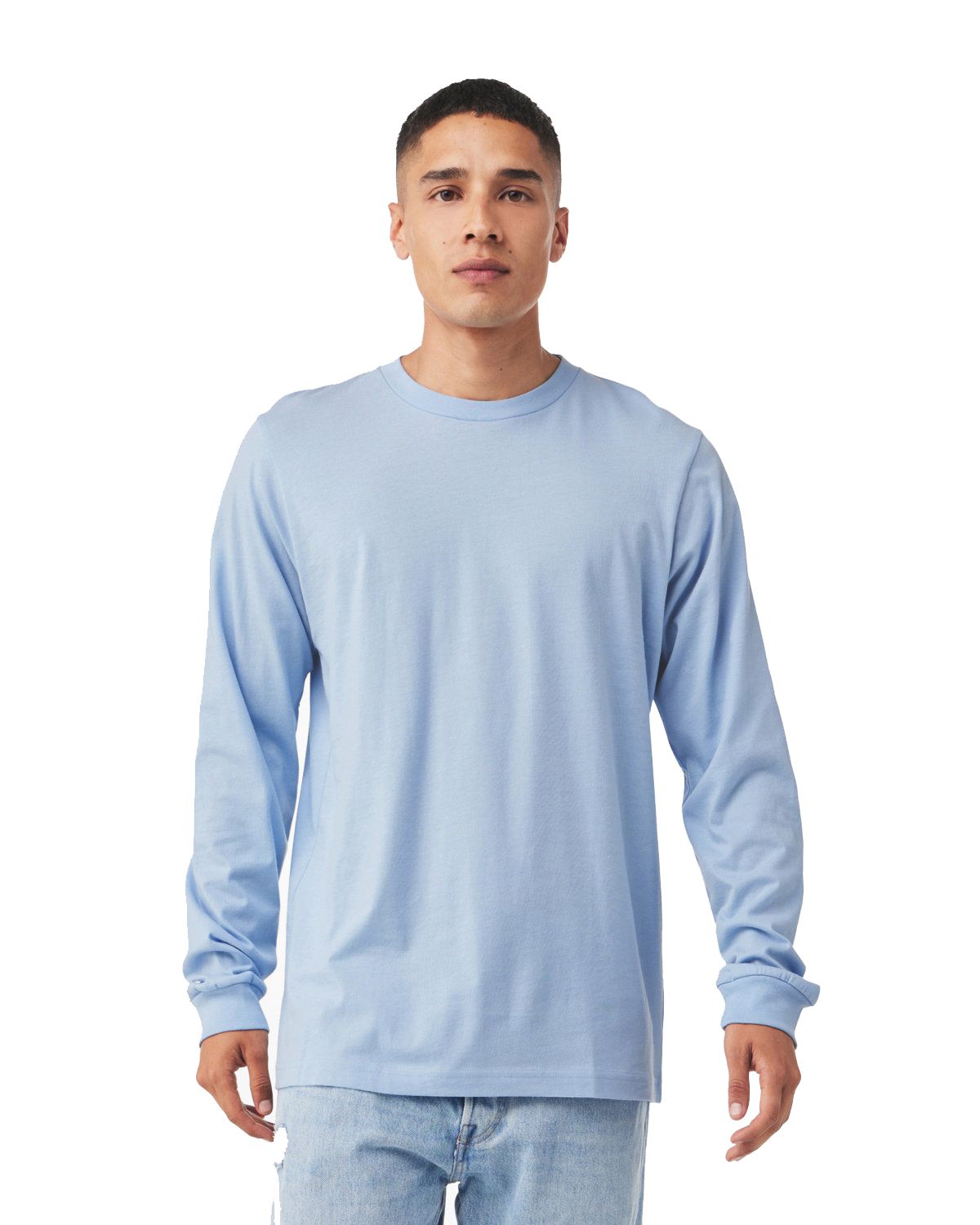 Bella + Canvas 3501 Men's Jersey Long-Sleeve T-Shirt
