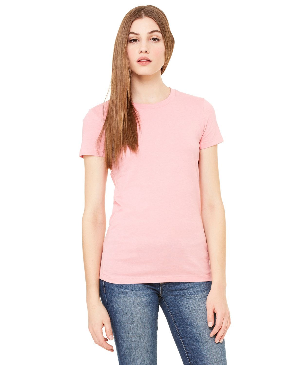 Ladies XL Light Pink Bella & Canvas T Shirt