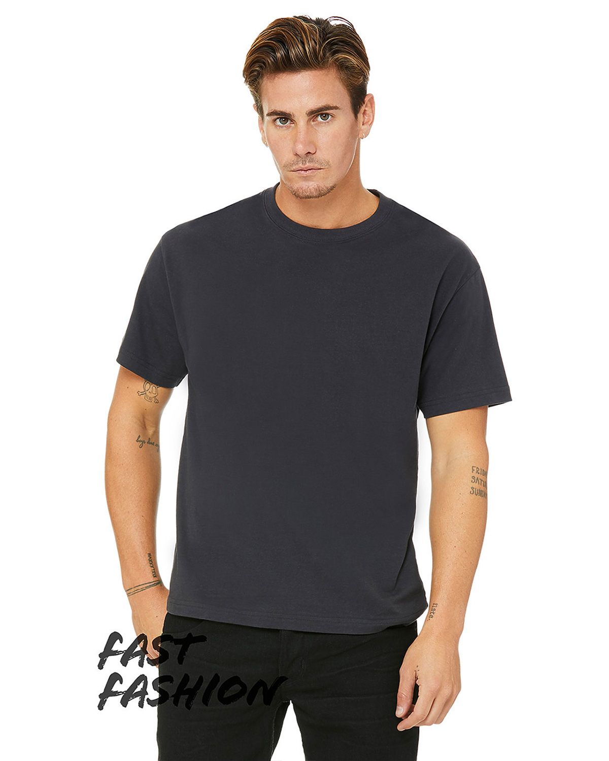Bella+Canvas Maglietta ALPHA B100BE004 - 100% Cotone Pettinato, Vestibilità Slim, 150 G/m², Taglie S-3XL