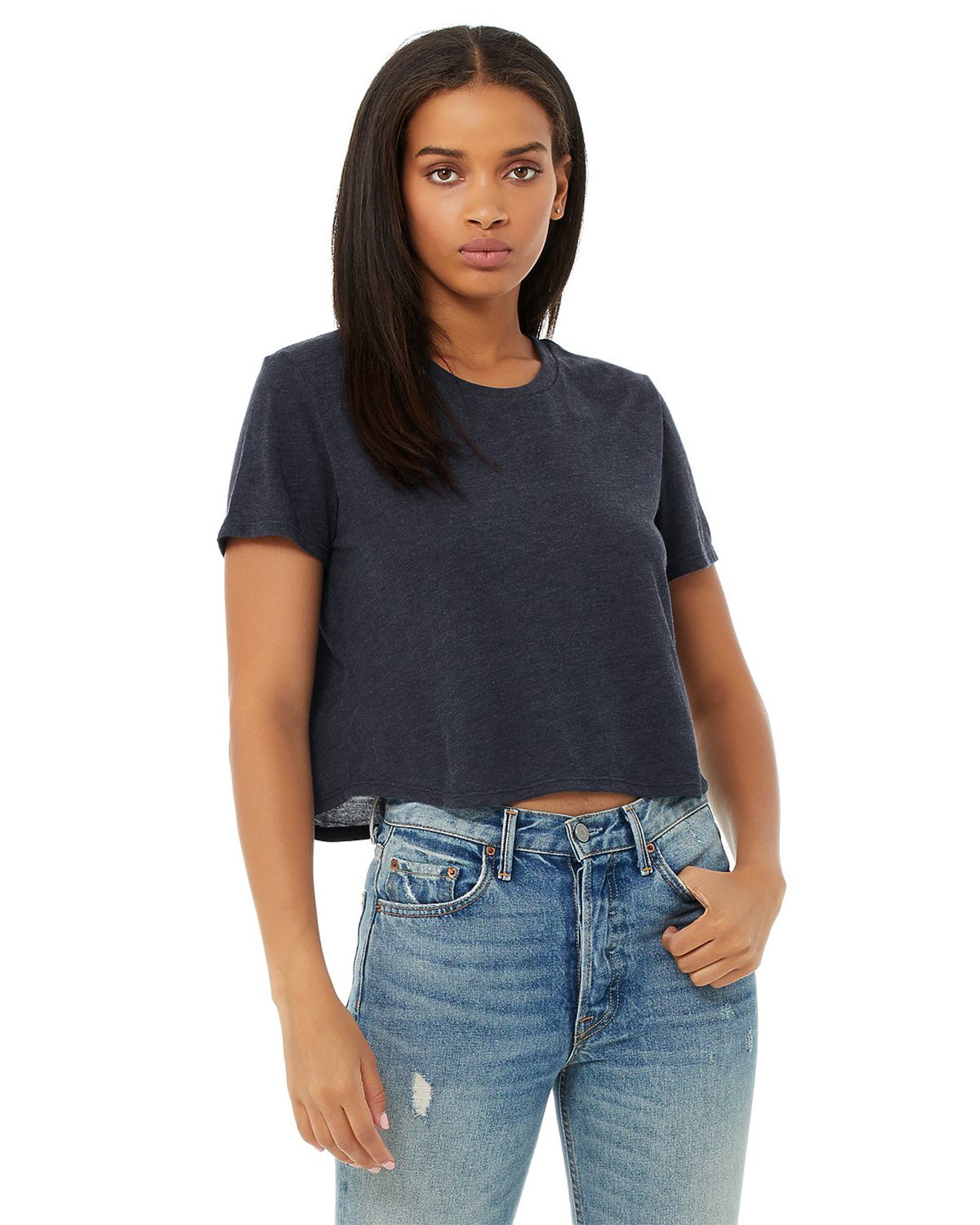 Bella Canvas 8882 Women's Flowy Cropped Tee