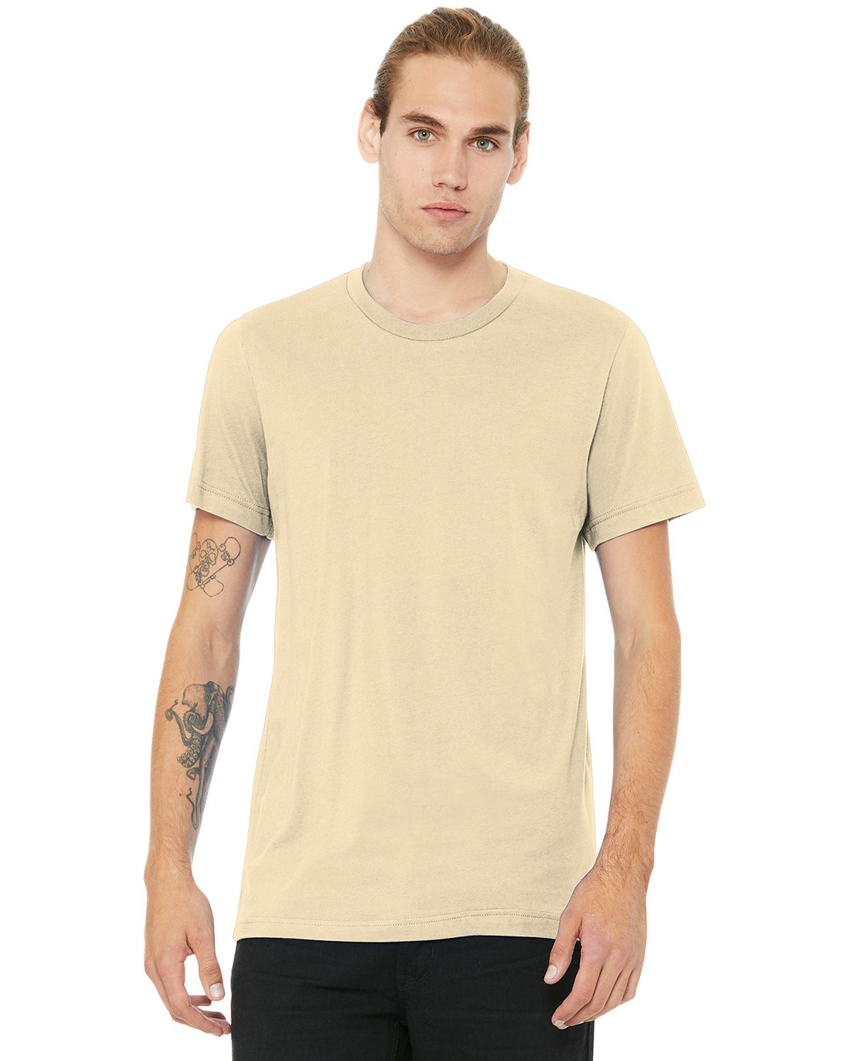 Bella Canvas Men's Jersey Short-Sleeve Ringer T-Shirt S DEEP